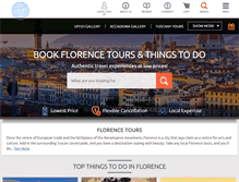 Tablet Screenshot of localflorencetours.com